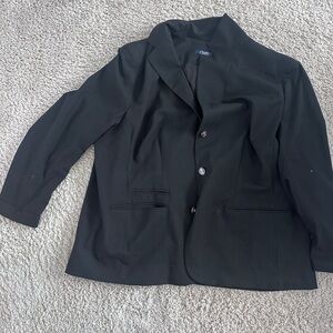 Chaps Elegant Black Jacket